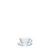 Hario Wide Glass Cup & Saucer