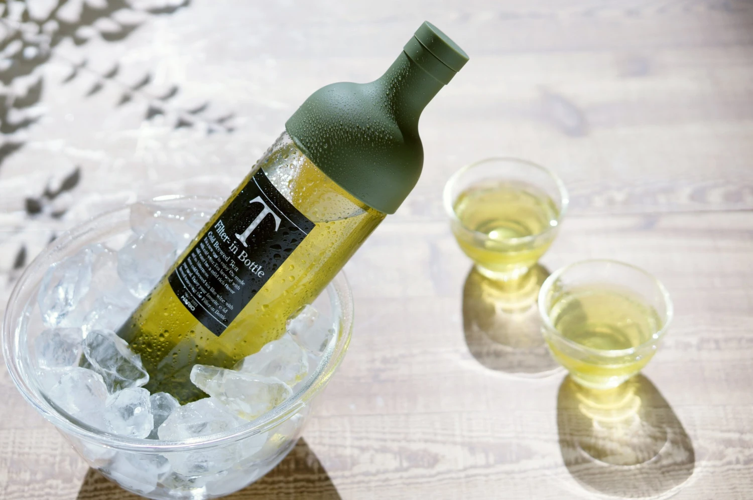 Hario Cold Brew Tea Filter Bottle (Olive Green) 750ml 3 Hario Cold Brew Tea Filter Bottle (Olive Green) 750ml - Image 3