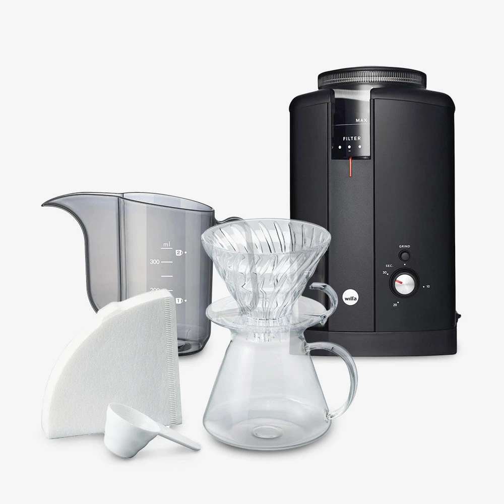 Wilfa X Hario Simply Brewing Kit Bundle (Black) 1 Wilfa X Hario Simply Brewing Kit Bundle (Black)