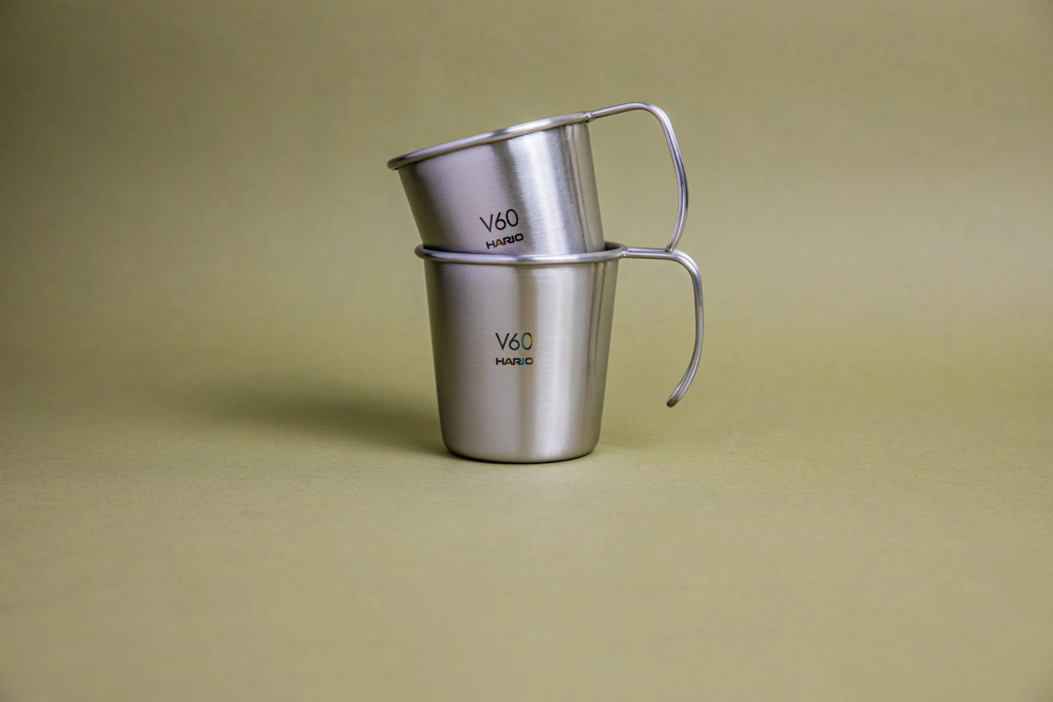 Outdoor V60 Stacking Mug, 320ml Silver 2 Outdoor V60 Stacking Mug, 320ml Silver - Image 2