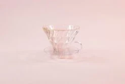 V60 Glass Coffee Dripper 02 With Round Base