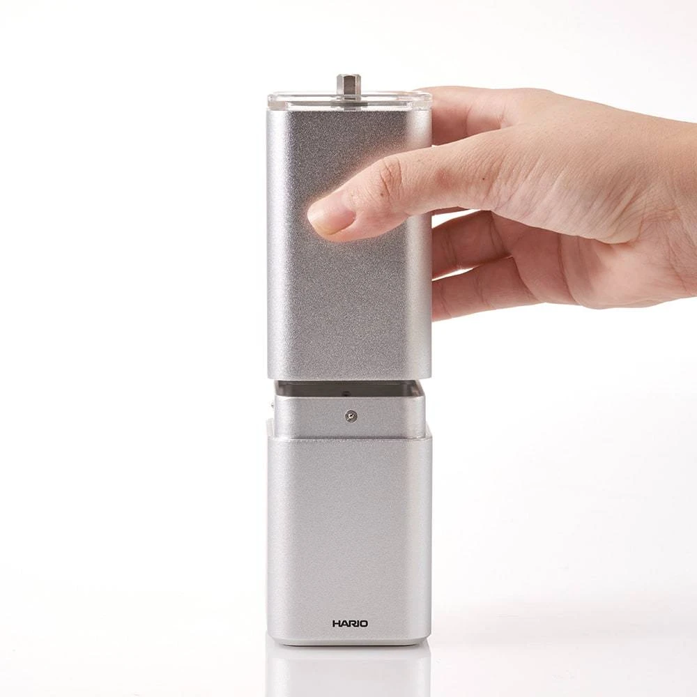 Hario Prism Coffee Grinder - Silver 2 Hario Prism Coffee Grinder - Silver - Image 2