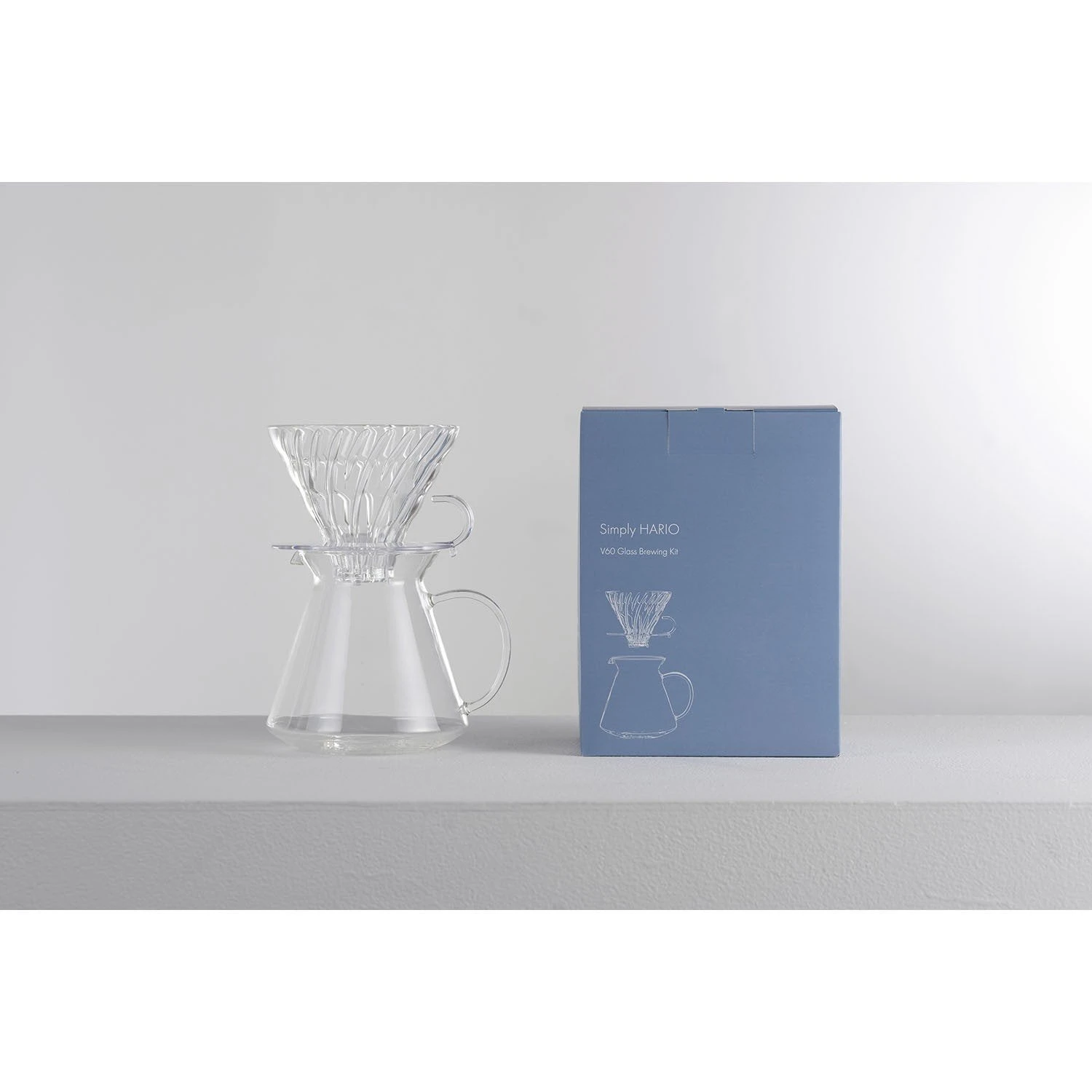 Simply Hario V60 Glass Brewing Kit 2 Simply Hario V60 Glass Brewing Kit - Image 2