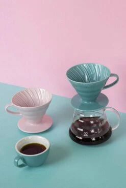 Hario V60 Ceramic Coffee Dripper Matte Black - Size 02 6 Hario V60 Ceramic Coffee Dripper Matte Black - Size 02 -Hario V60Size02 Lifestyle 1 ce18b7ed 7e22 4d5c 9ddd e1e2c7ec5fd1