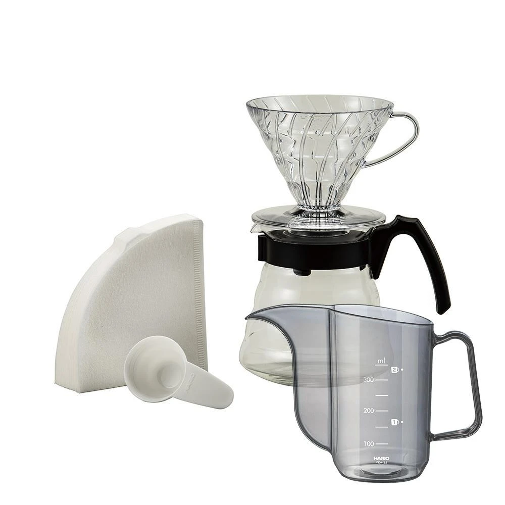 Hario V60 Craft Coffee Maker Kit + Hario V60 Drip Kettle AIR Bundle 1 Hario V60 Craft Coffee Maker Kit + Hario V60 Drip Kettle AIR Bundle