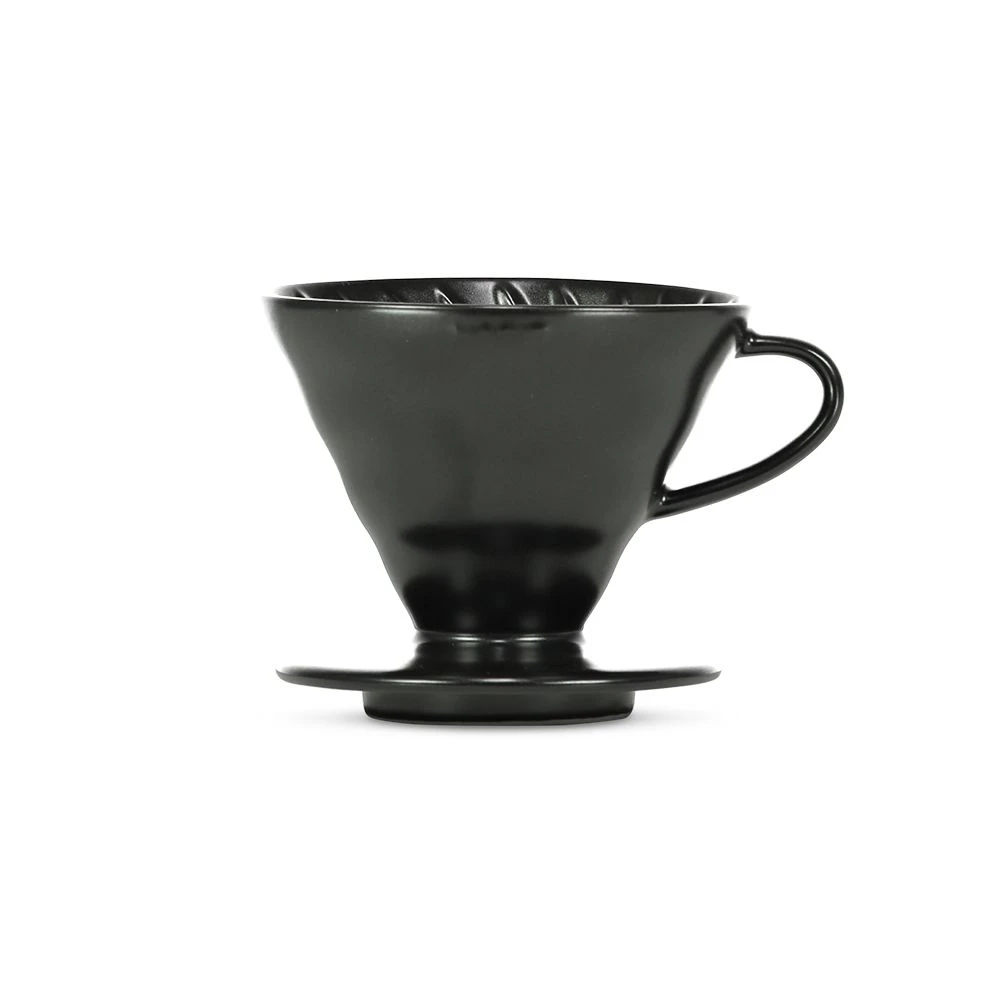 Hario V60 Ceramic Coffee Dripper Matte Black - Size 02 1 Hario V60 Ceramic Coffee Dripper Matte Black - Size 02