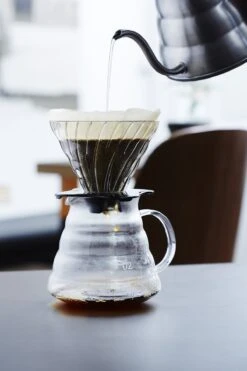 Hario V60 Glass Coffee Dripper Black Size 02 -Hario VDG INT 02B LS2