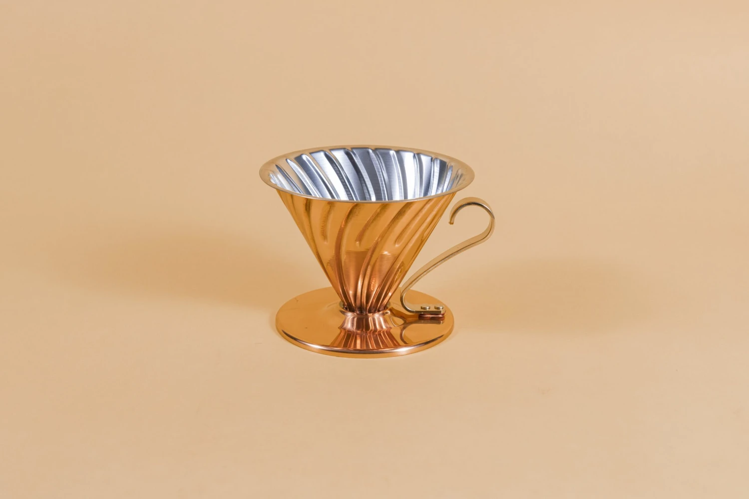 V60 Copper Coffee Dripper 1 V60 Copper Coffee Dripper