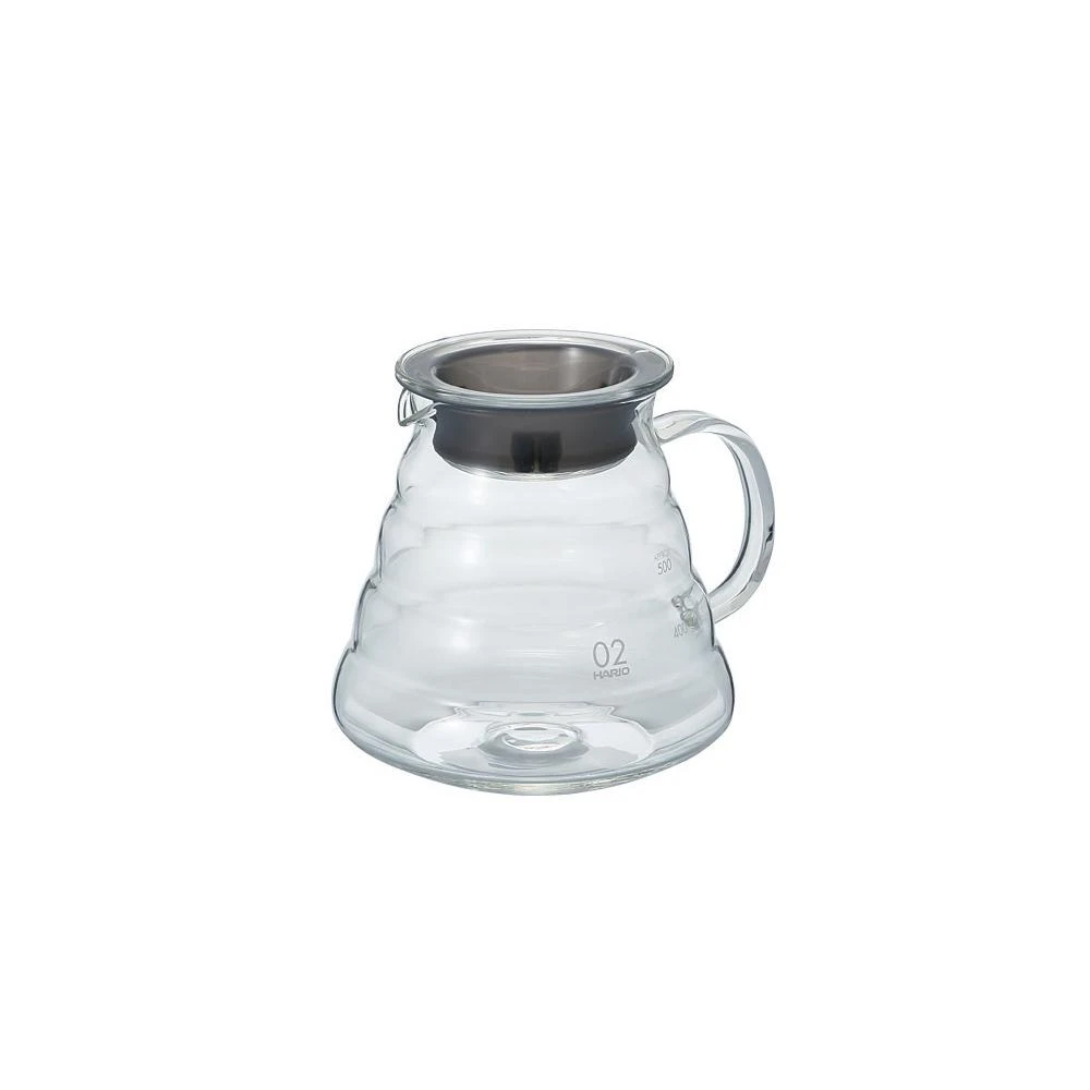 Hario V60 Glass Range Coffee Server (Clear) 600ml 1 Hario V60 Glass Range Coffee Server (Clear) 600ml