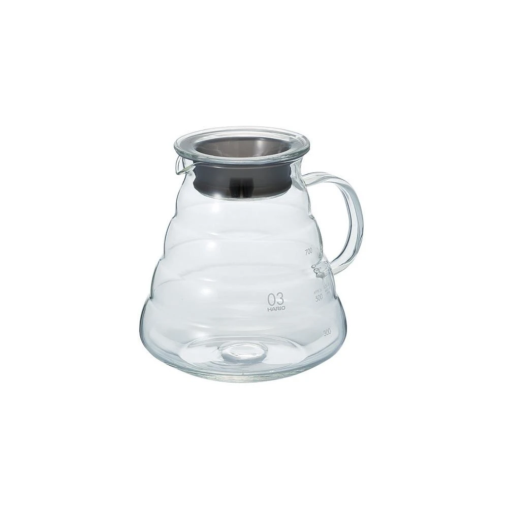 Hario V60 Glass Range Coffee Server (Clear) 800ml 1 Hario V60 Glass Range Coffee Server (Clear) 800ml