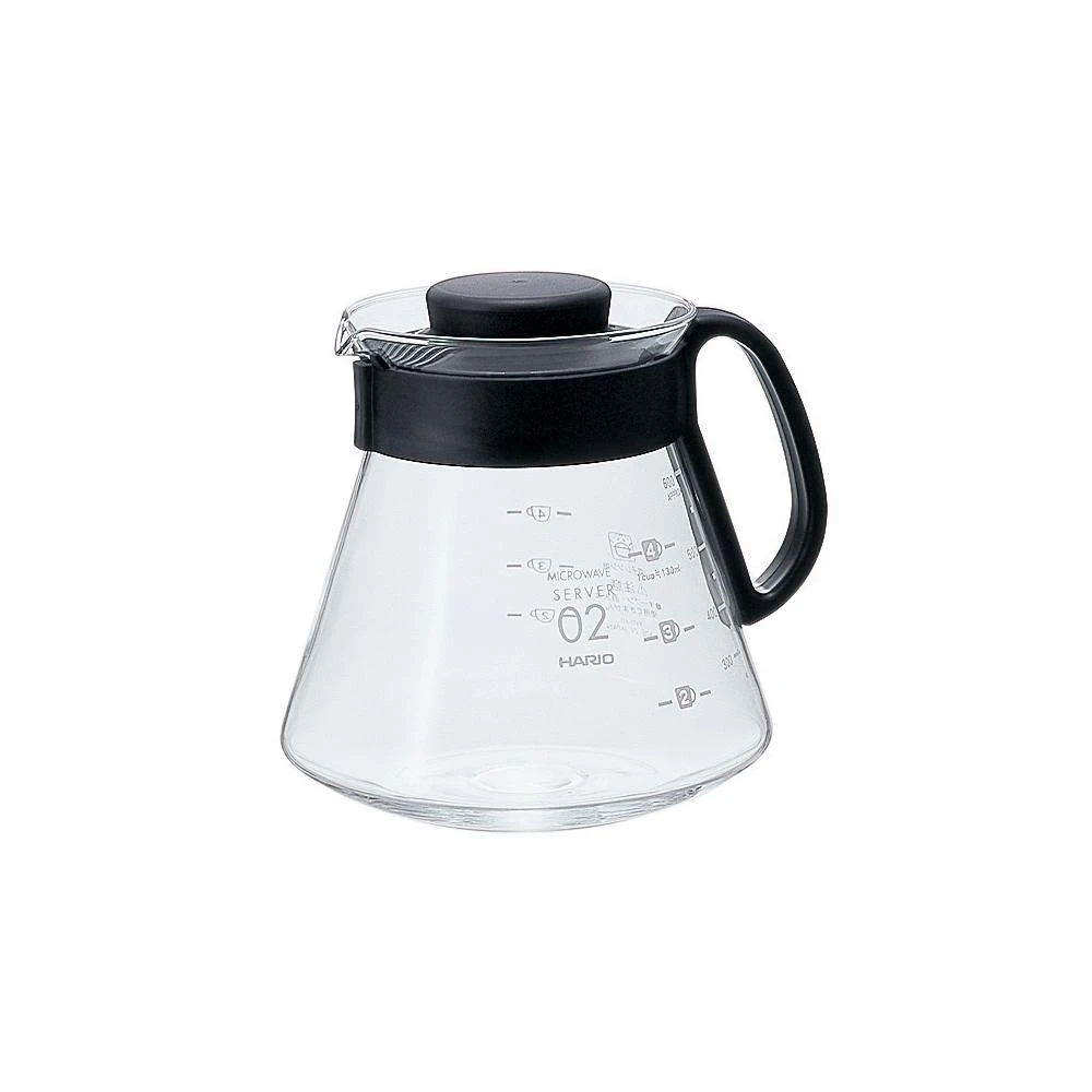 Hario V60 Glass Range Coffee Server Size 02 (600ml) 1 Hario V60 Glass Range Coffee Server Size 02 (600ml)
